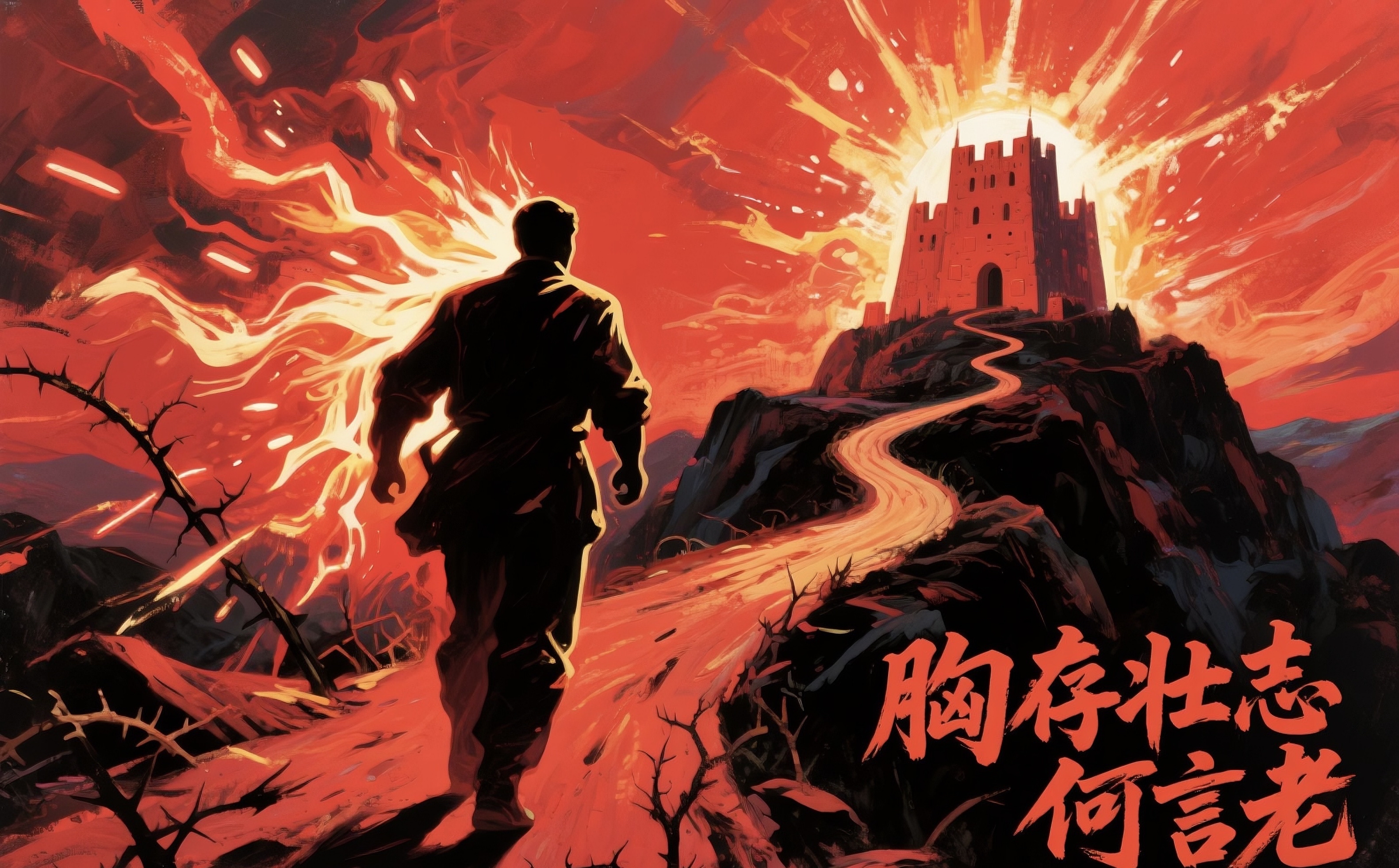 雄狮扬眉吐气，以胜利为目标的简单介绍